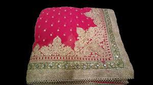 Embroidered Designer Saree