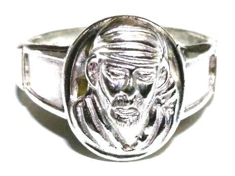 Buy Gem O Sparkle This 925 Sterling Silver Devine Symbolic Sai Baba Ring  (OM Sri Sai Lakshmi naarayanaya namaha) at Amazon.in