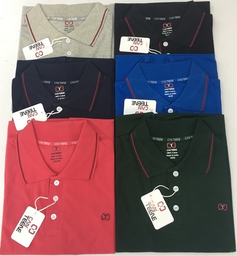 Multi Color Men's T-Shirt - 100% Cotton Single Jersey, Half Sleeve & Full Sleeve Options, Premium Quality Assurance