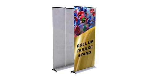 Roll-Up Deluxe Banner Stand By adandway THE HUB OF ADVERTISING