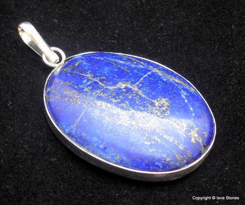 Lapis Lazuli Oval Cabochon Pendant