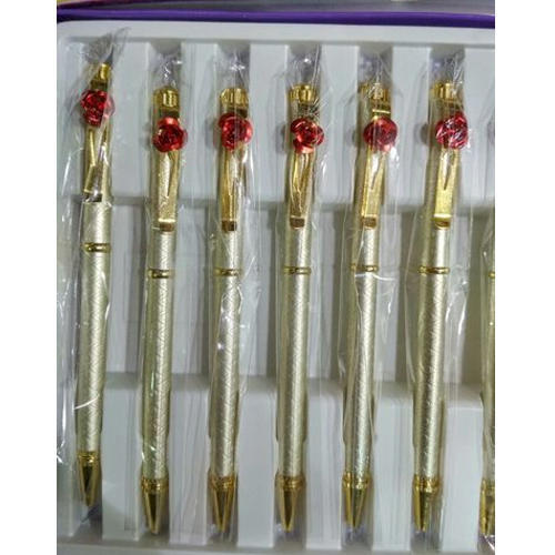 Silver Plated Gel Pen Set