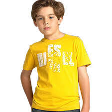 Any Yellow Color Kids Garment T-Shirts