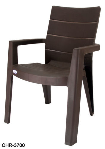 Heavy Duty Plastic Chair - Premium Matt Finish , Spacious & Comfortable Design, Modern & Elegant Look, Available in Dark Brown & Various Attractive Colors