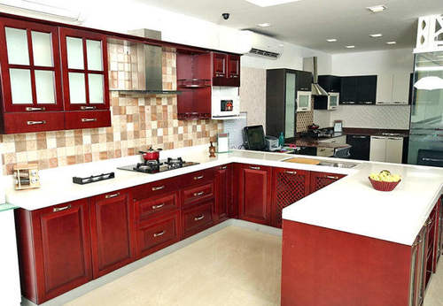 Wood Modern Wooden Modular Kitchens