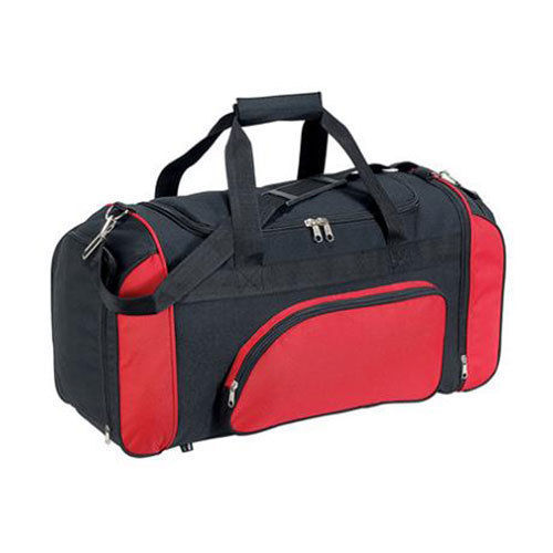 Promotional Red And Black Travel Bag