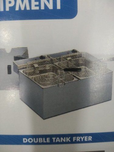 Double Tank Fryer For Kitchen