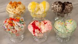 Multi Flavoured Ice Cream