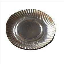 Silver Coated Round Shape Disposable Plates