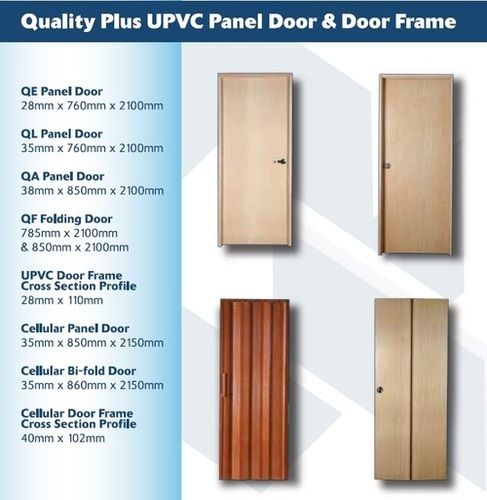 UPVC Panel Door & Frame