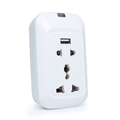 White Durable Wifi Smart Electrical Socket