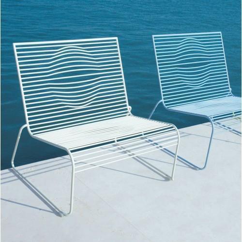 White Outdoor Lounge Chair