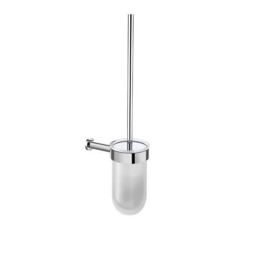 Round Tube Toilet Brush Holder Mounted (Stainless Steel)