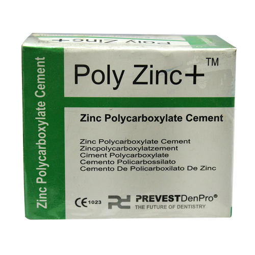 Green And Pink Prevest Poly Zinc + Zinc Polycarboxylate Dental Cement