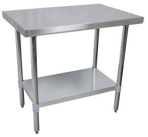 Stainless Steel Kitchen Table - Heavy-Duty Design, Ideal for Industrial Processes and Material Handling