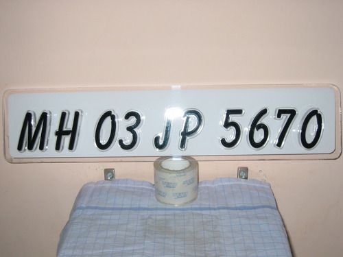 Polished Reliable Acrylic Number Plates