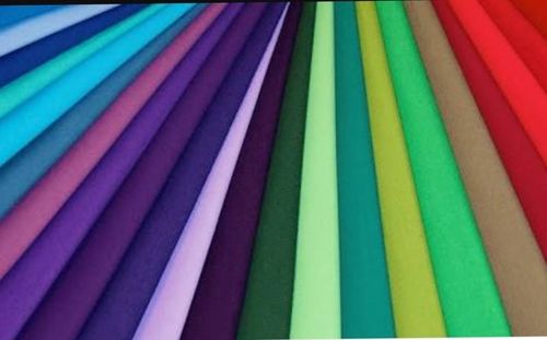 Fine Multicolor Plain Fabric