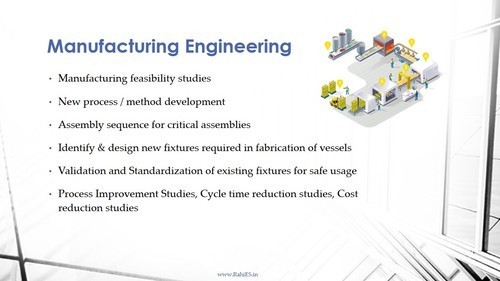 Manufacturing Engineerings Services By RAHI EN Genius Solutions