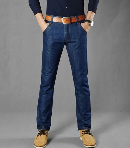 Men Jeans Stretch Slim Business Style