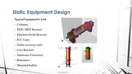 Reliable Cost Static Equipment Design
