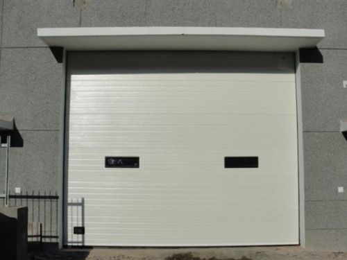 White Effective Industrial Sectional Door