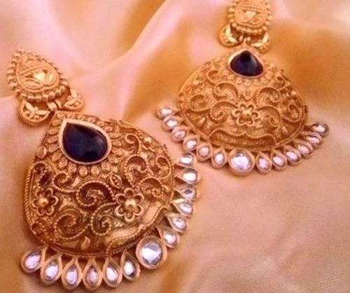 Organic High Quality Gold Jhumka