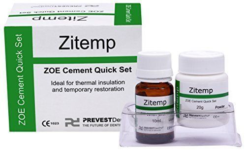 Prevest Denpro Zitemp Zinc Oxide Eugenol Temporary Cement Dental