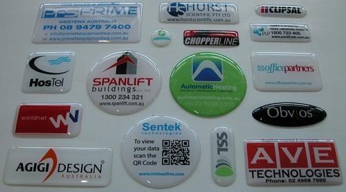 Printed PU Dome Labels - High-Quality Polyurethane Material, Durable and Weather-Resistant Design