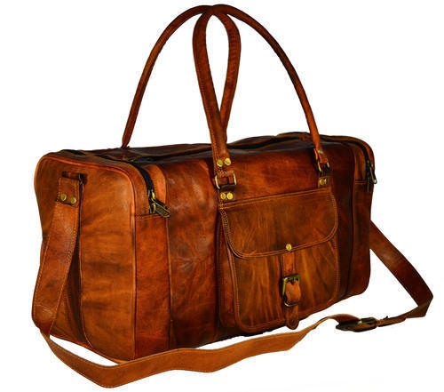 Handmade Leather Travel Bag Power: Hydraulic