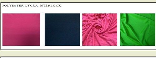 Polyester Lycra Interlock Fabrics