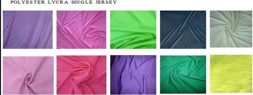 Polyester Lycra Single Jersey Fabrics