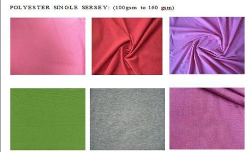 Polyester Single Jersey Fabrics