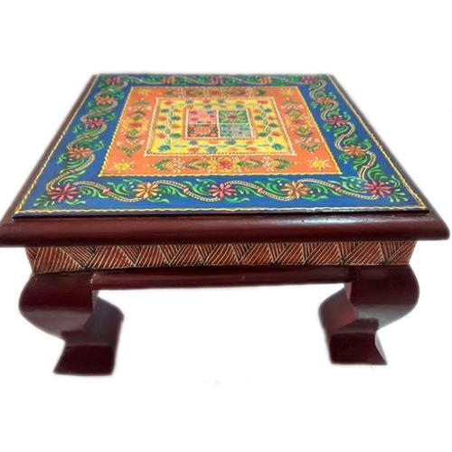 Wood Custom Size Wooden Handicraft Chowki