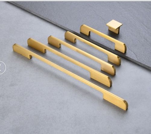 Gold Designer Cabinet Brass Handles