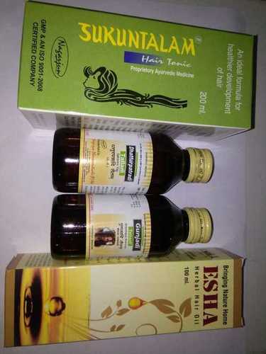 Sukuntalam Hair Tonic And Esha Hair Oil