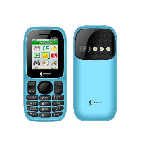 Ssky K3 Star 1.8 Inches Dual Sim Feature Phone Blue Color Android Version: No