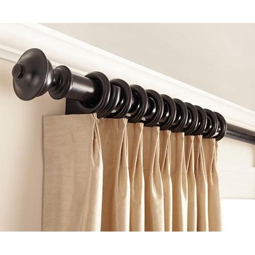 Black Aluminum Curtain Rod 