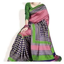 Printed Silk Saree