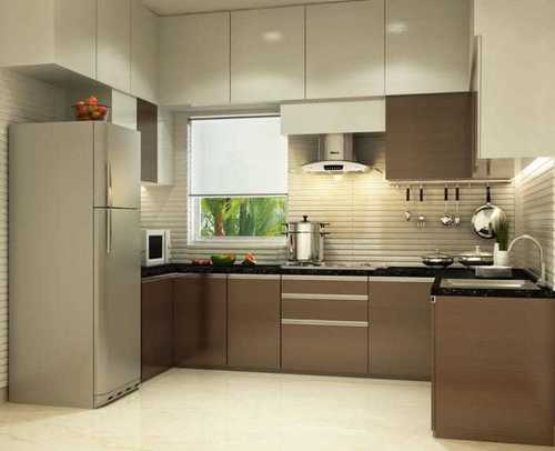 Eco-Friendly Designer Wooden Modular Kitchen