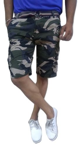 Mens Stylish Camouflage Shorts Gender: Female