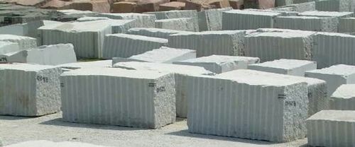 Rough And Polished Granite Blocks