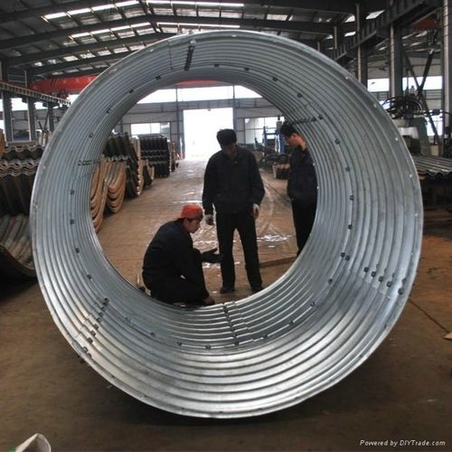 Assembled Steel Corrugated Pipe Length: 5  Meter (M)