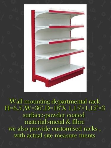 Wall Mounted Departmental Display Racks