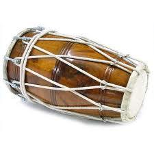 Wooden Music Dholak