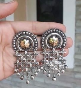 Fancy German Silver Earrings Set