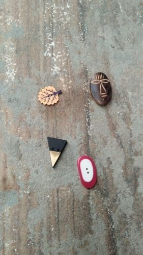 Exclusive Recycled Wooded Buttons