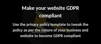 Website Privacy Policy Service