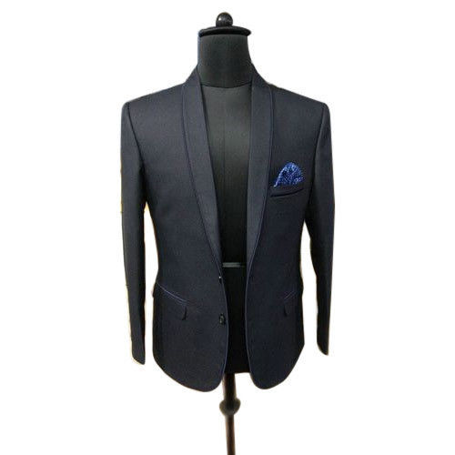 Polyester Party Wear Men Plain Blazers