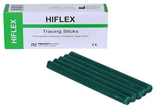 Prevest Denpro Hiflex Green Wax Impression Compound Sticks Dental
