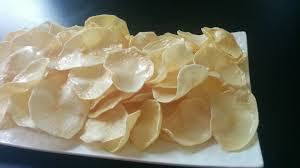 Fresh Raw Potato Chips